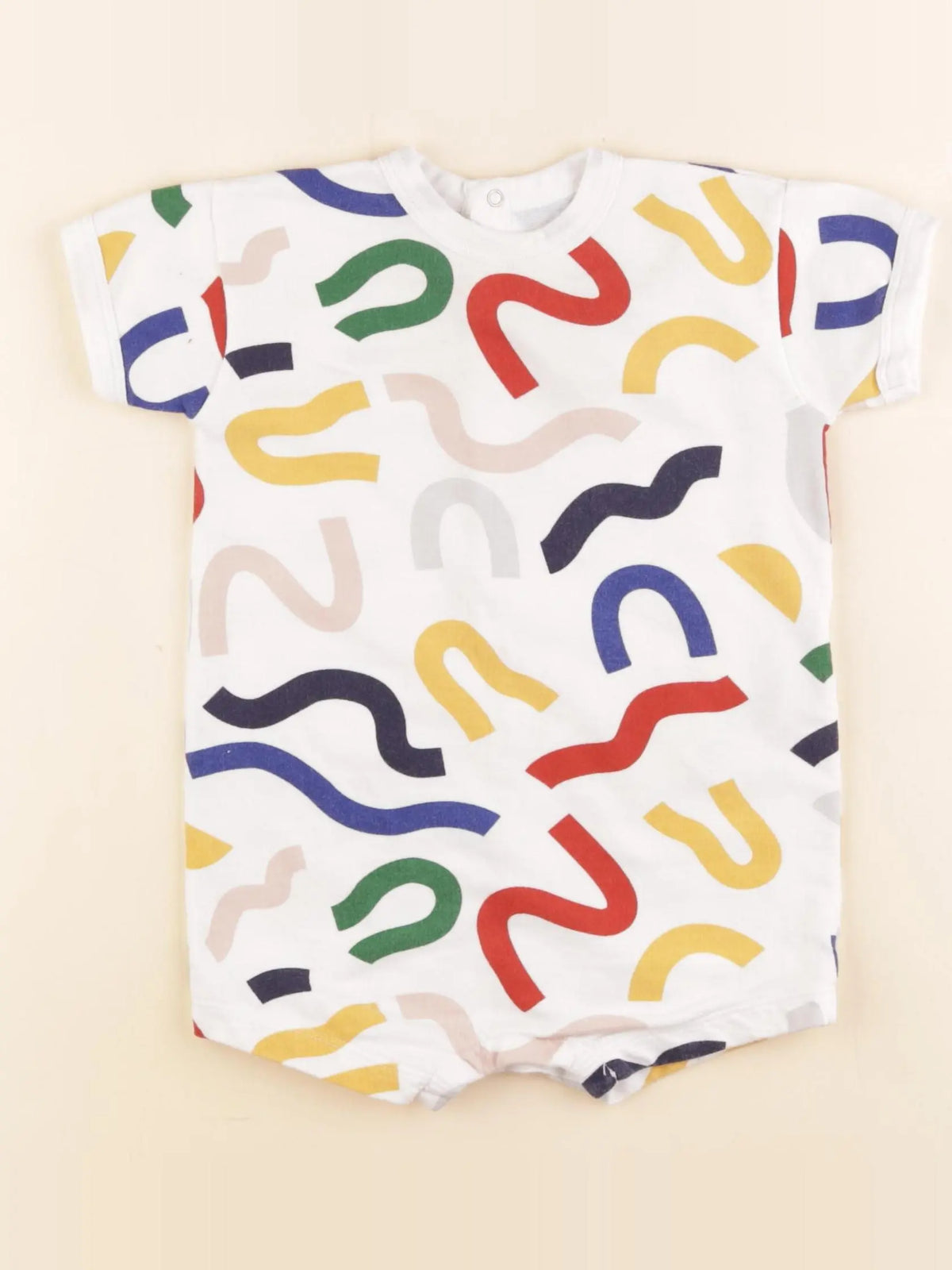 Petit Bateau - combinaison multicolore - 12 mois