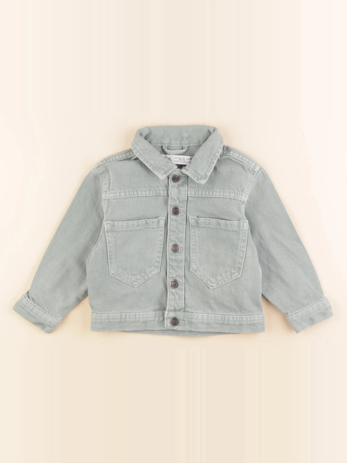 Zara - veste vert - 9/12 mois