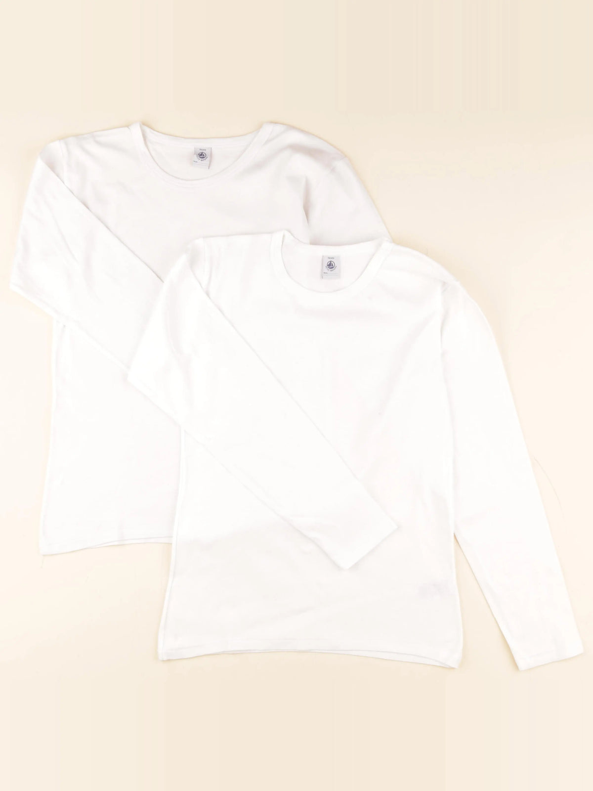 Petit Bateau - lot de 2 maillots de corps blanc - 14 ans