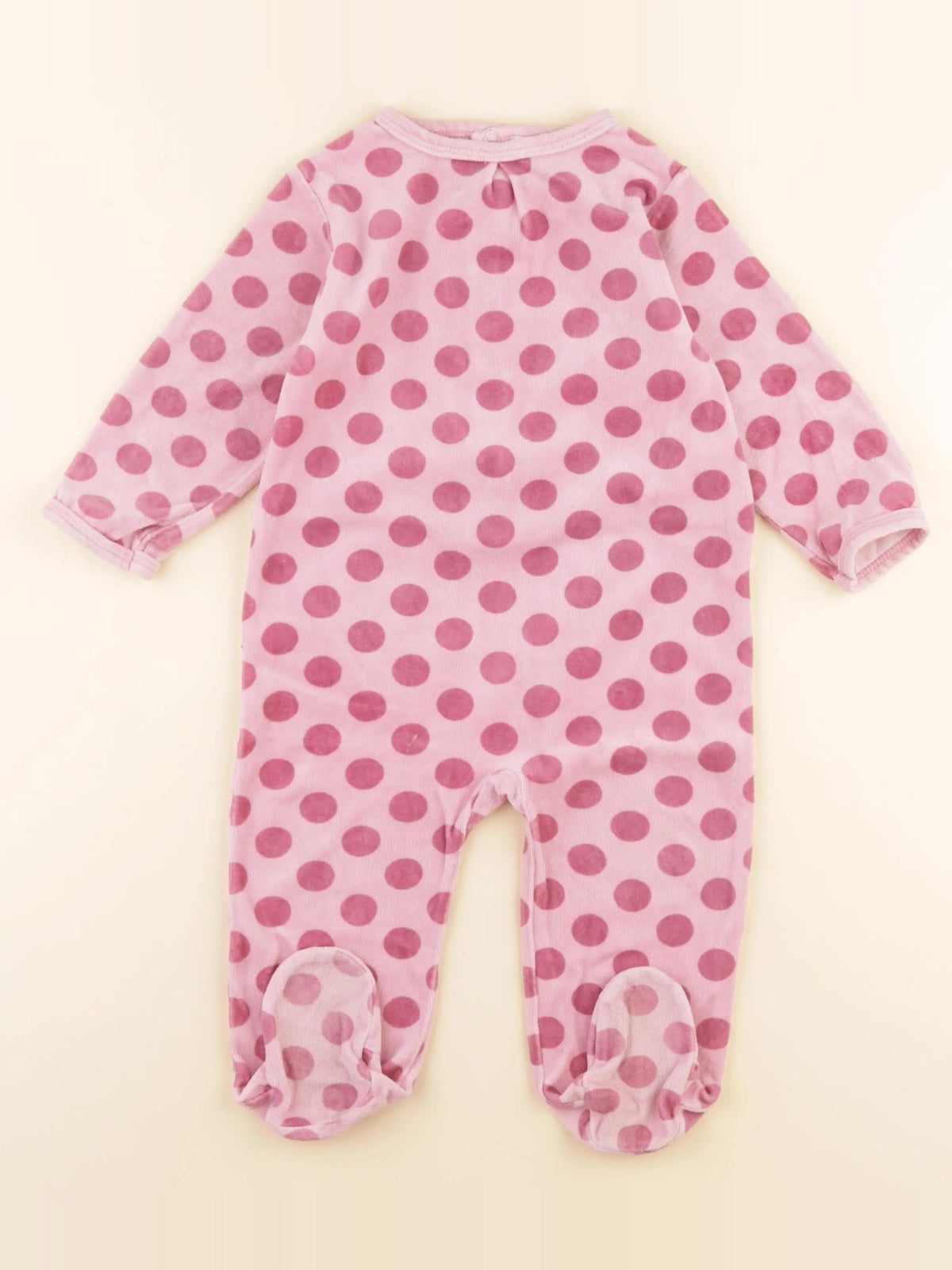 Boutchou - pyjama velours rose - 18 mois
