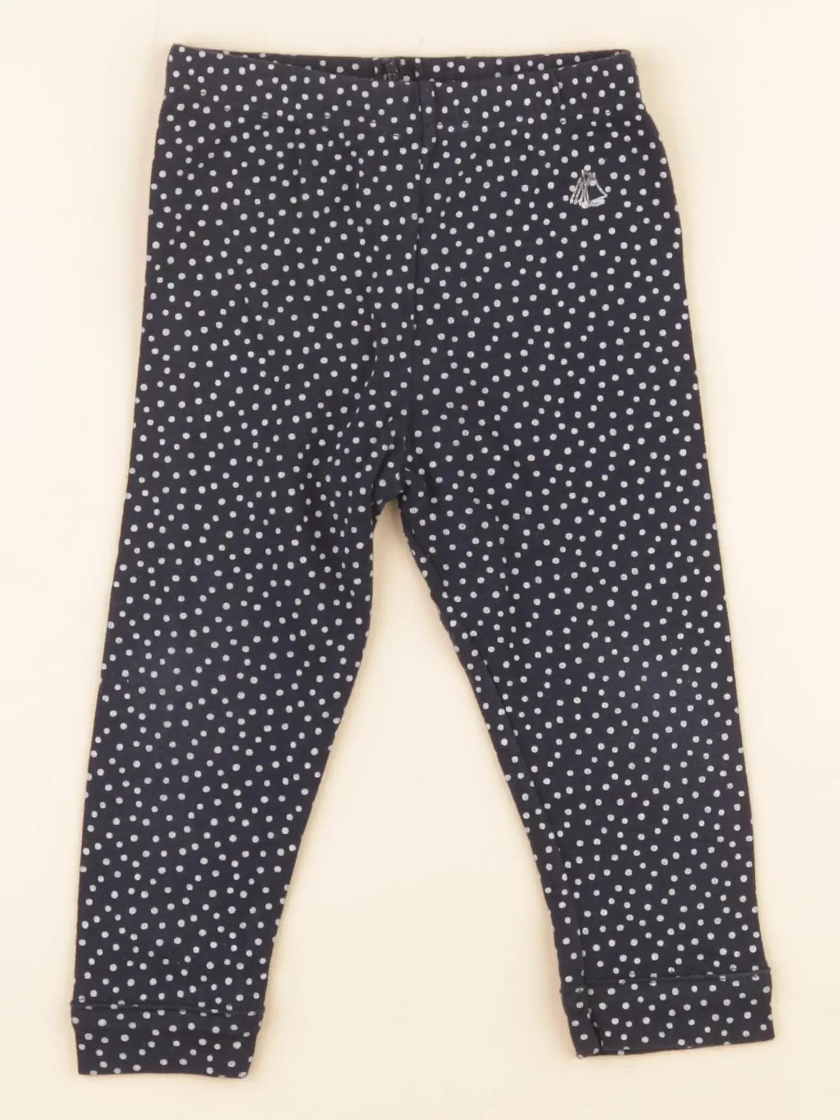 Petit Bateau - legging bleu - 18 mois