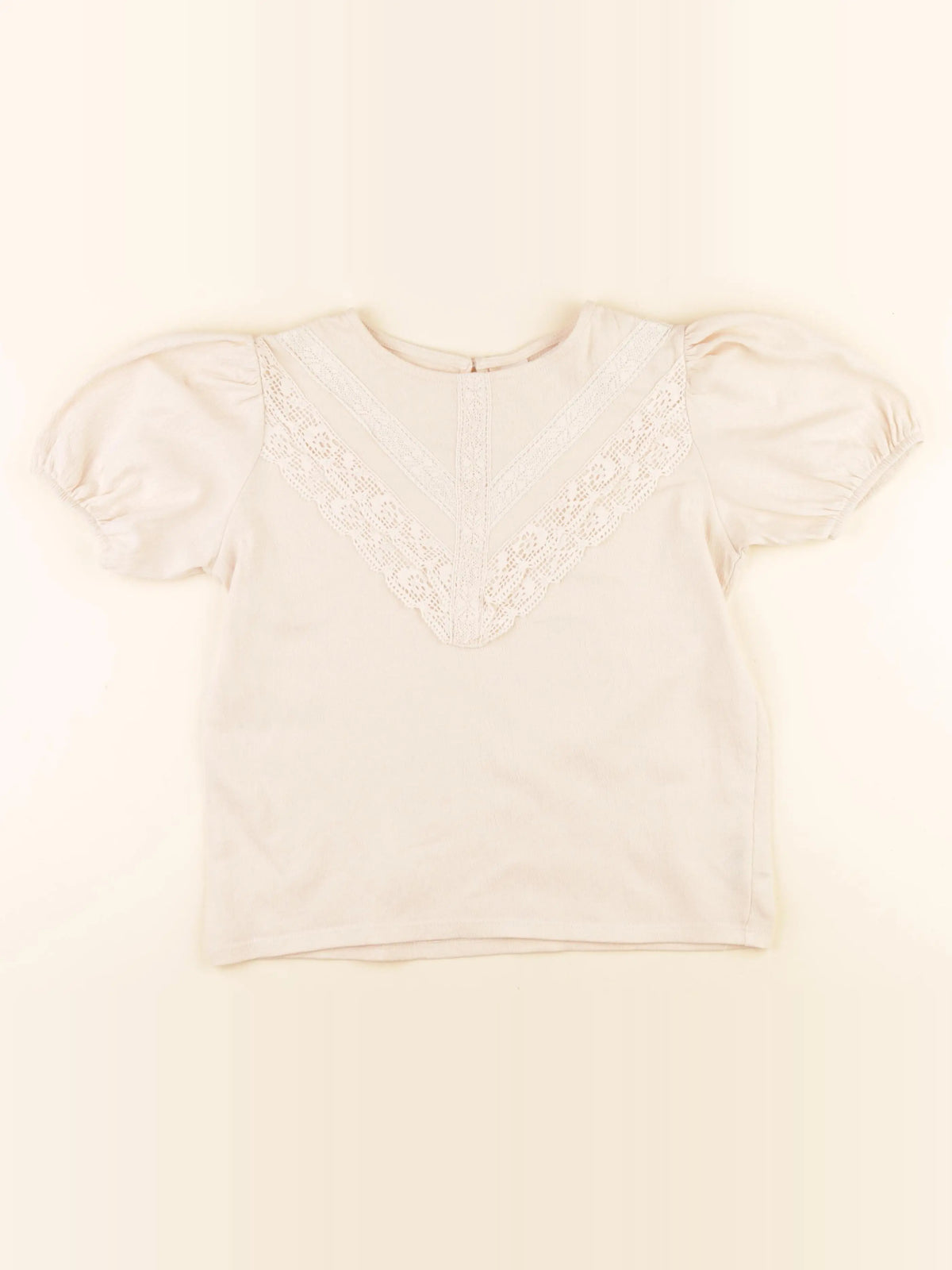 H&M - tee-shirt orange - 8/10 ans