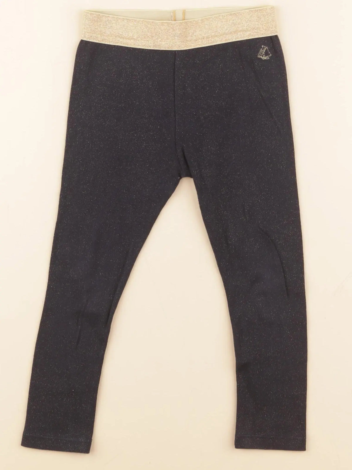 Petit Bateau - legging bleu, or - 36 mois