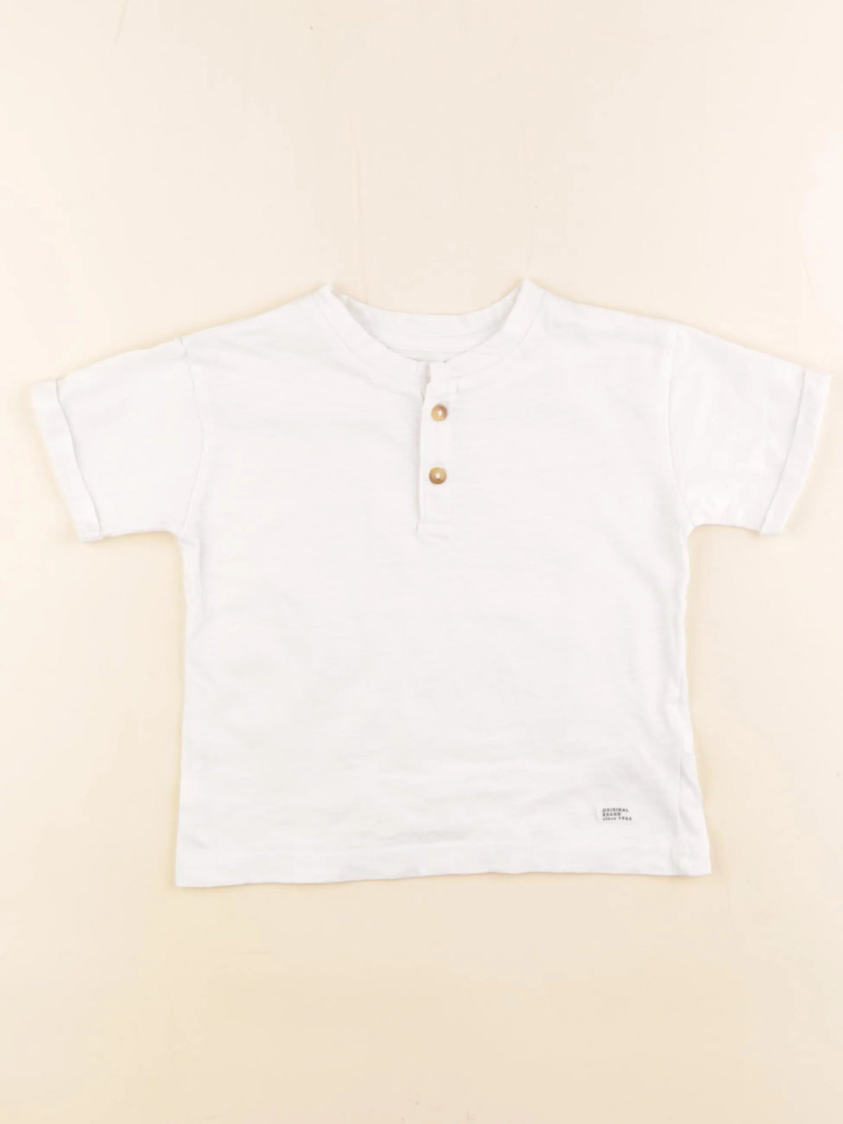Vertbaudet - tee-shirt blanc - 2 ans