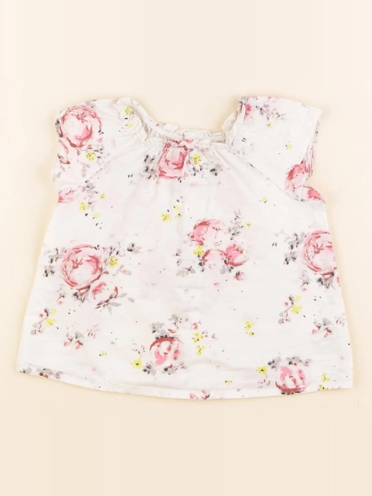 Bonpoint - blouse beige - 18 mois