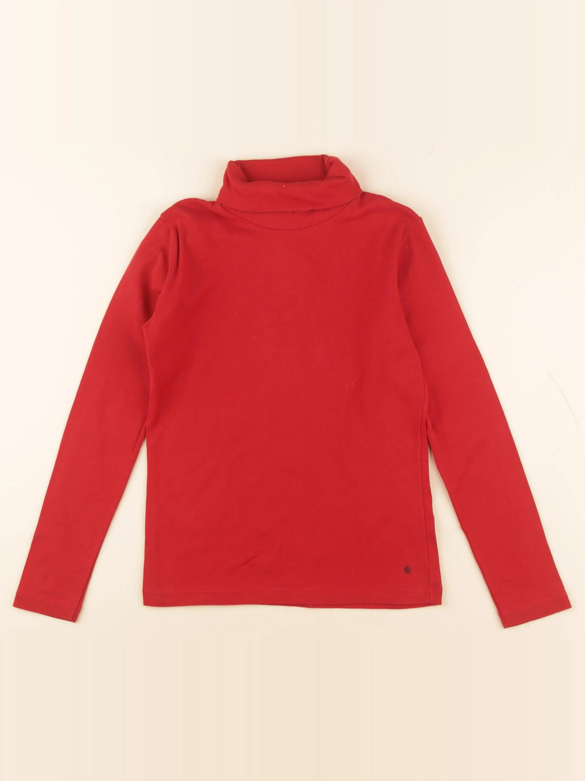 Petit Bateau - sous-pull rouge - 10 ans