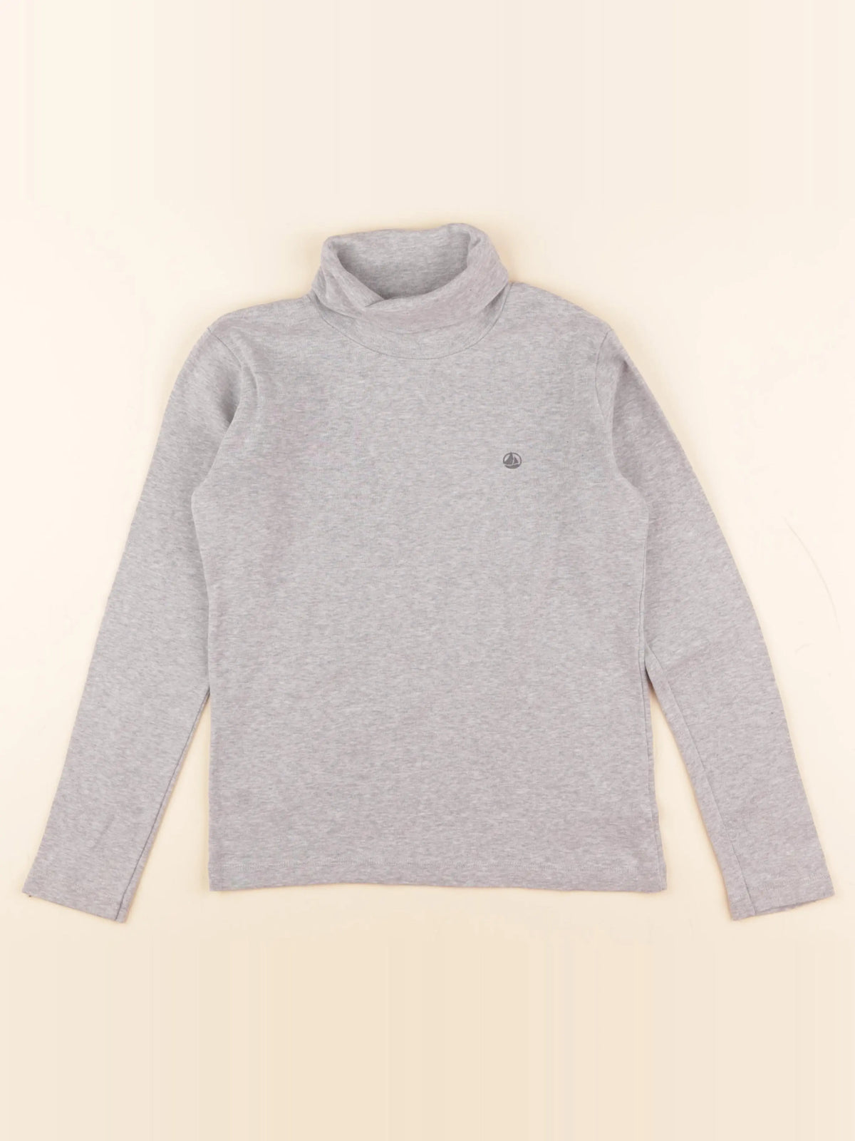 Petit Bateau - sous-pull gris - 10 ans