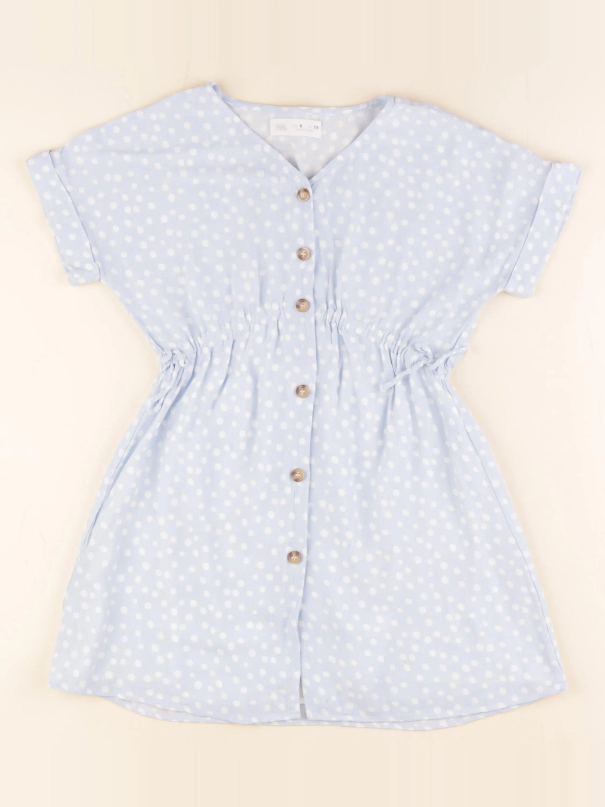 Zara - robe bleu - 6 ans