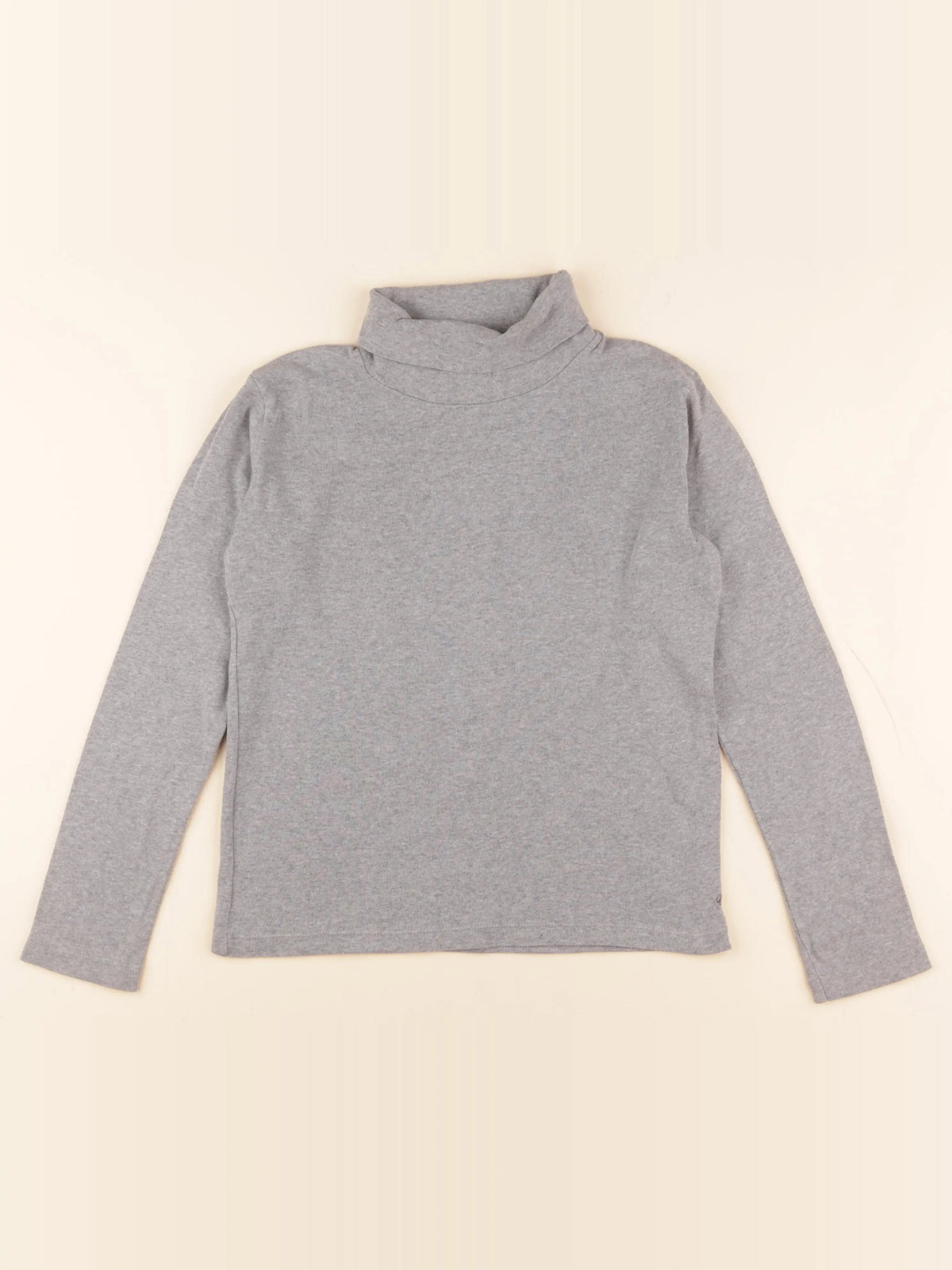 Petit Bateau - sous-pull gris - 10 ans