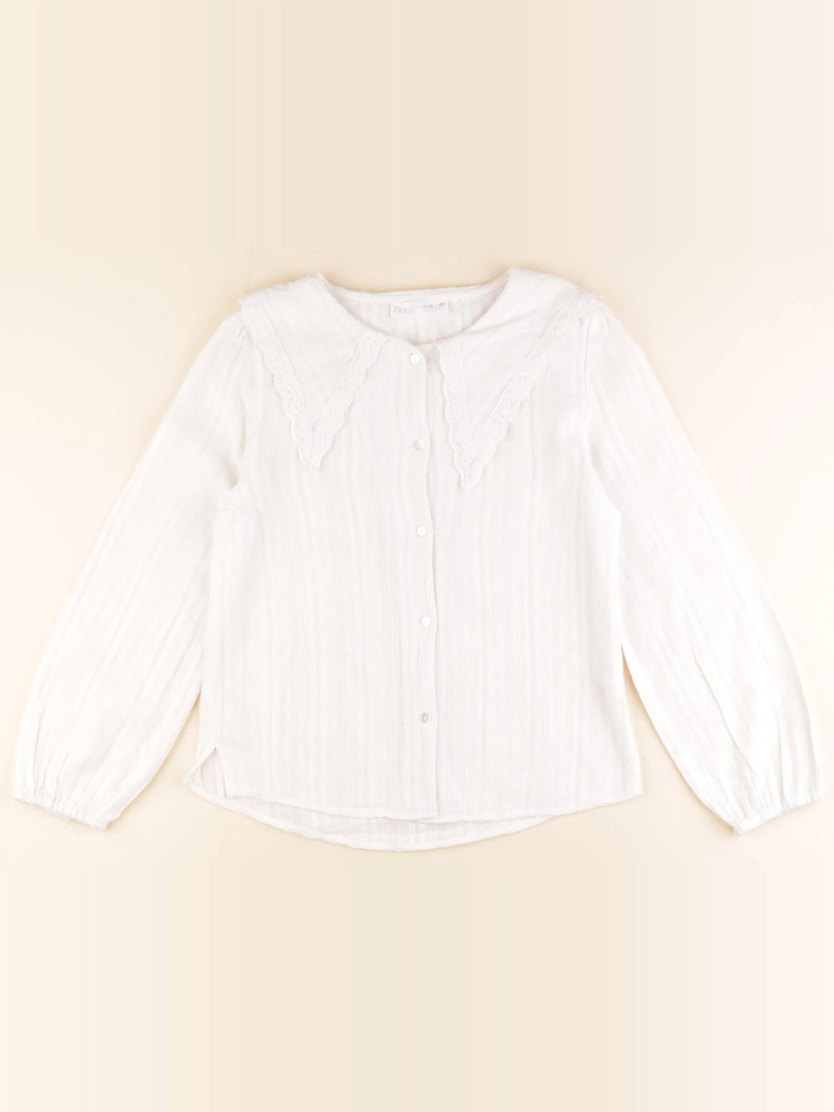 Zara - blouse blanc - 11/12 ans