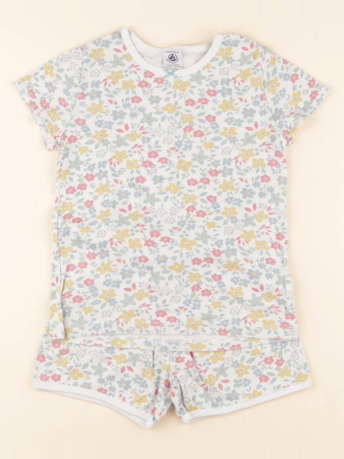 Petit Bateau - pyjama coton multicolore - 6 ans