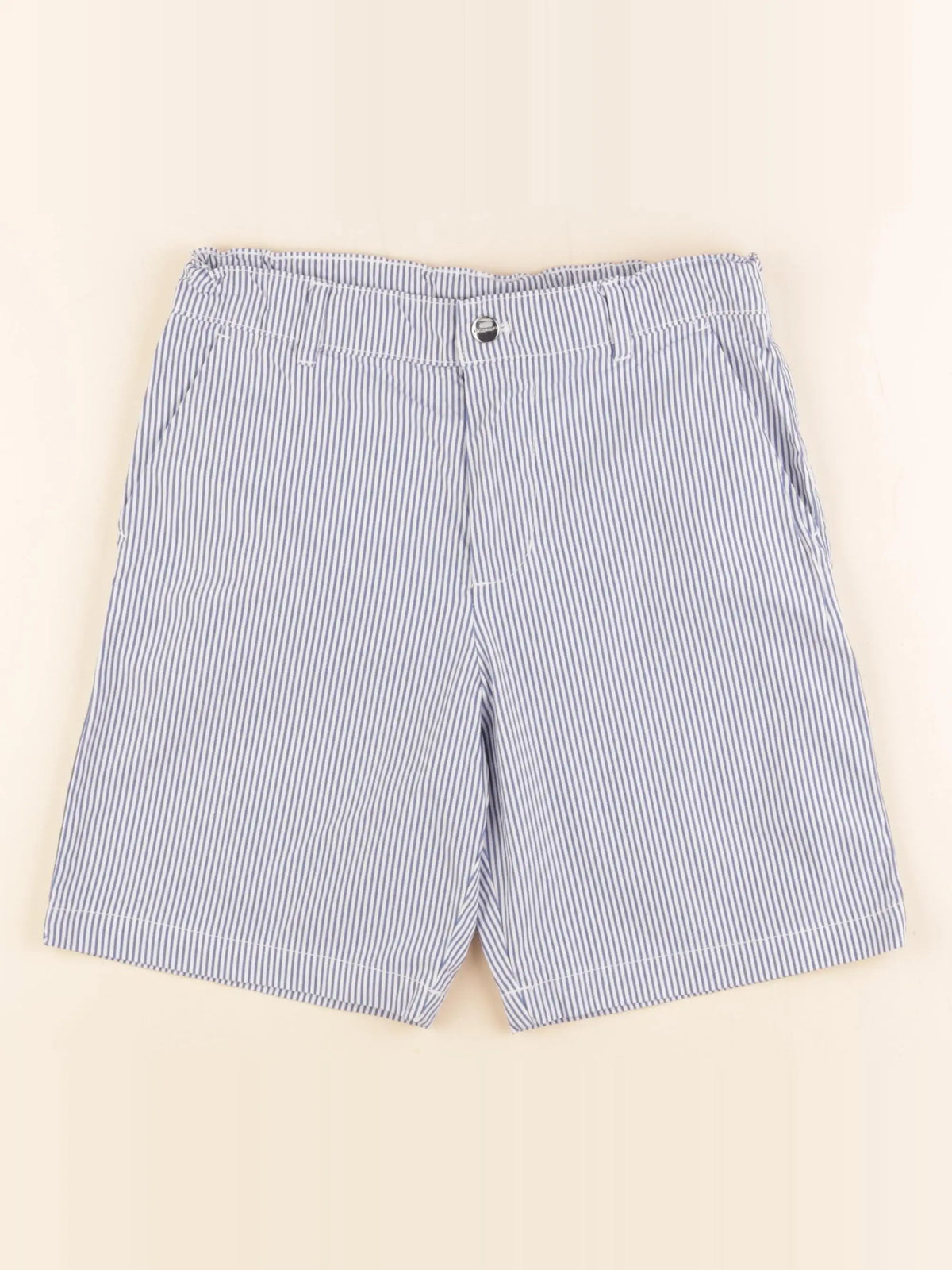 Jacadi - short bleu, blanc - 10 ans