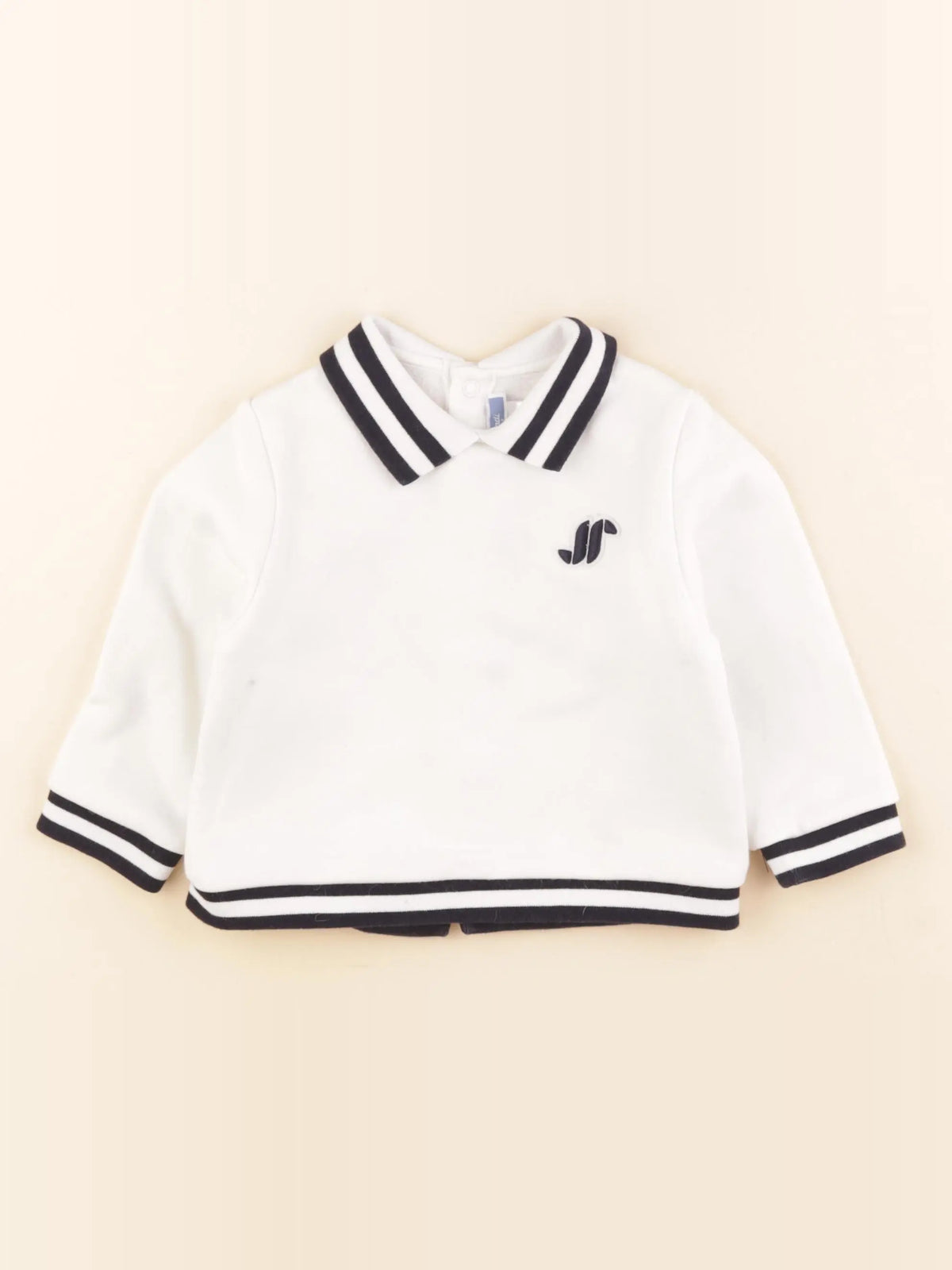Jacadi - sweat blanc - 18 mois