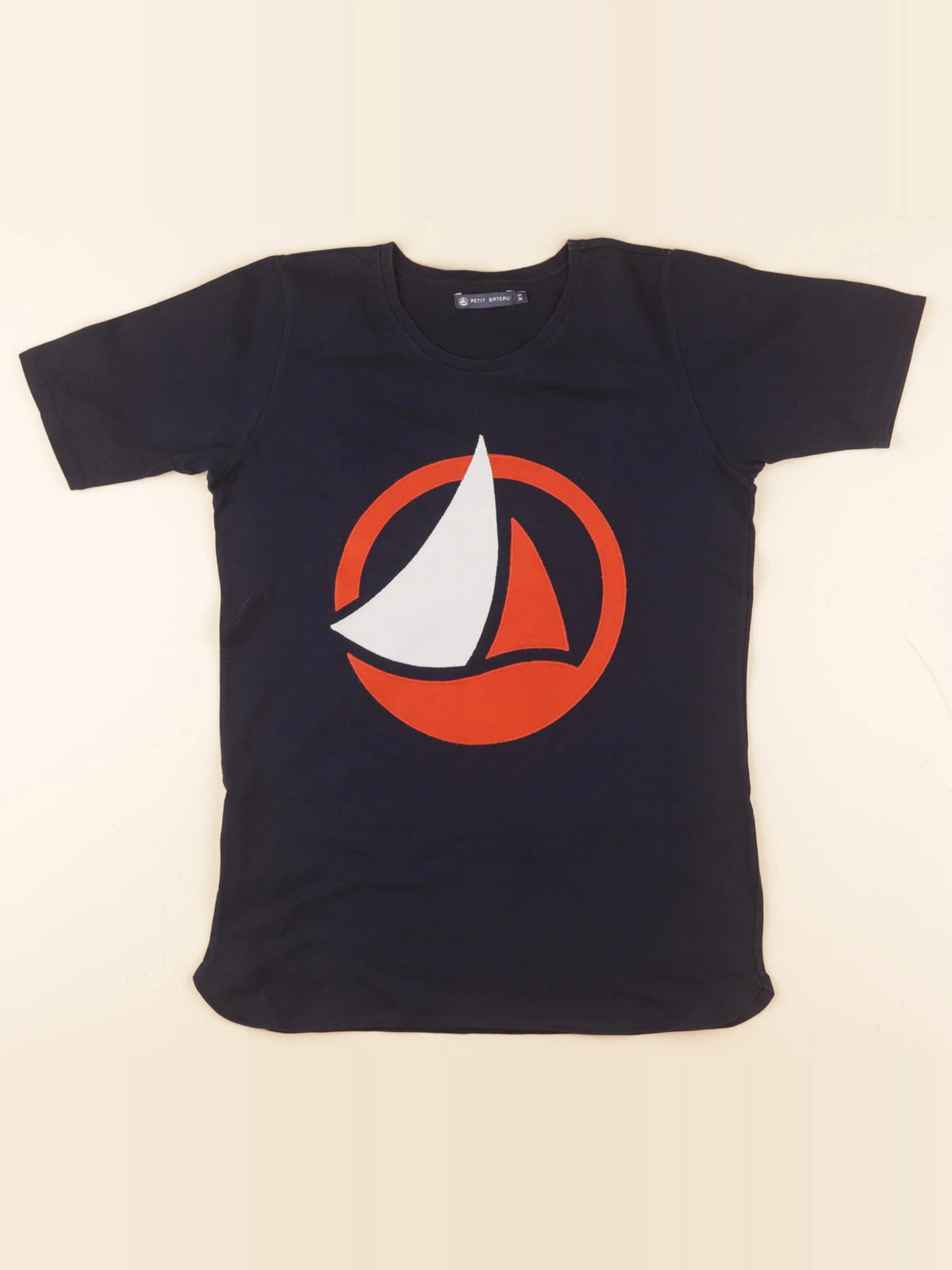 Petit Bateau - tee-shirt bleu - 12 ans