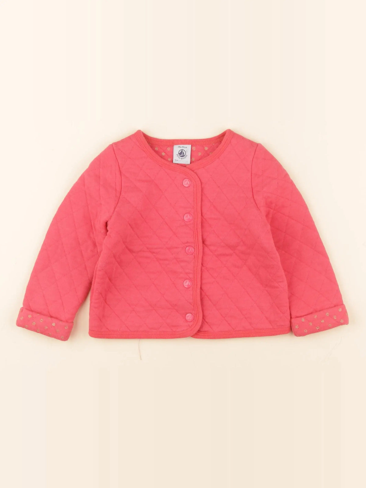 Petit Bateau - sweat rose - 18 mois