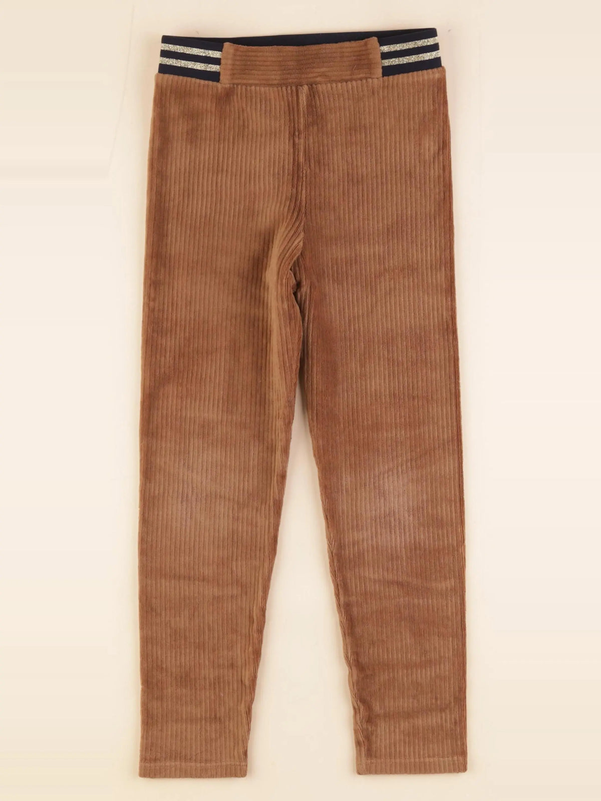 Vertbaudet - legging marron - 7 ans