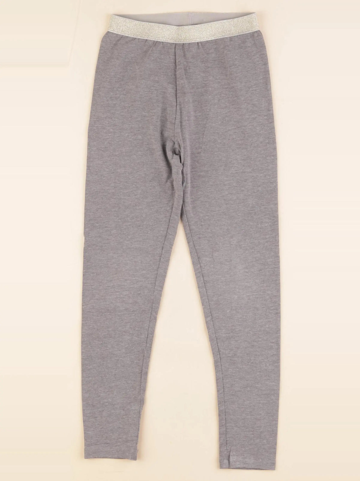 Vertbaudet - legging gris, or - 7 ans