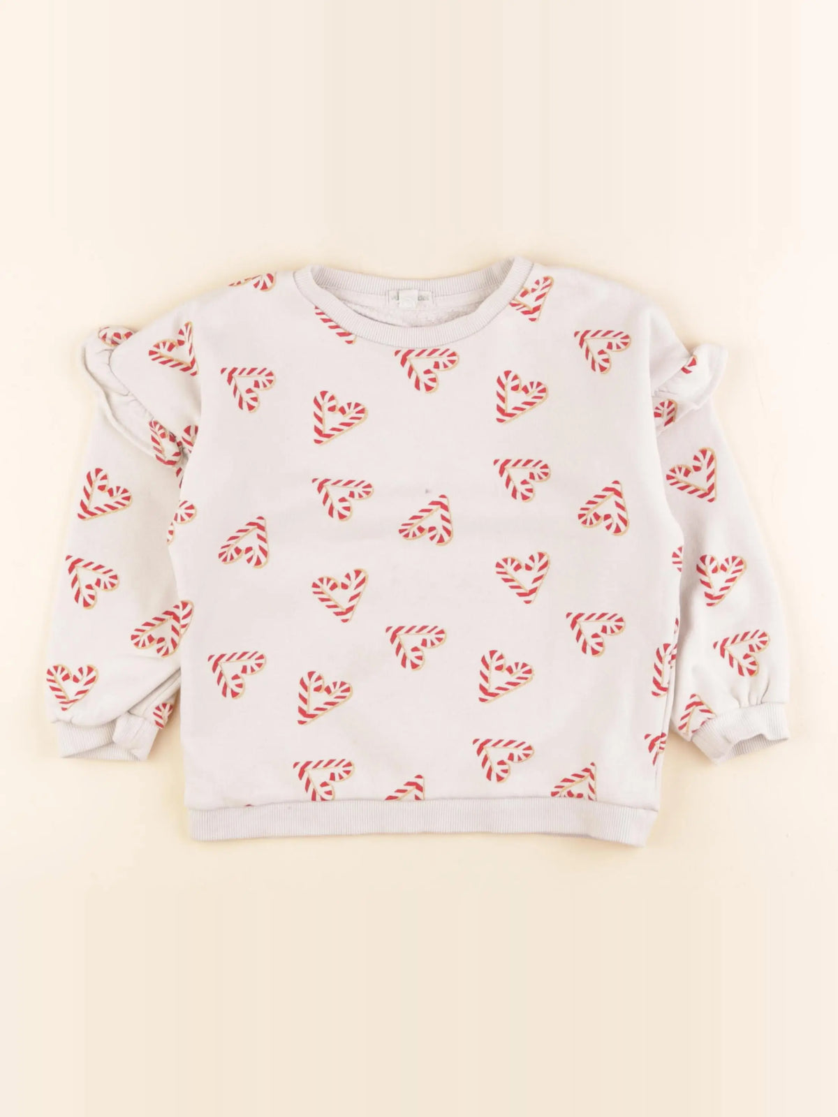 Vertbaudet - sweat beige - 5 ans