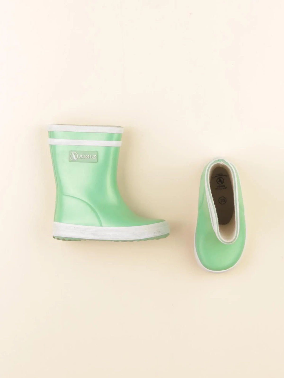 Aigle - bottes vert - pointure 22