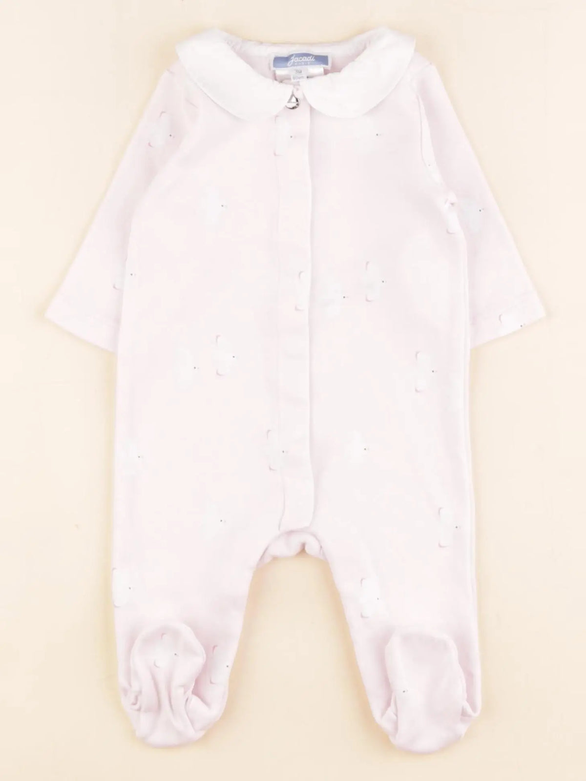 Jacadi - pyjama coton rose - 3 mois