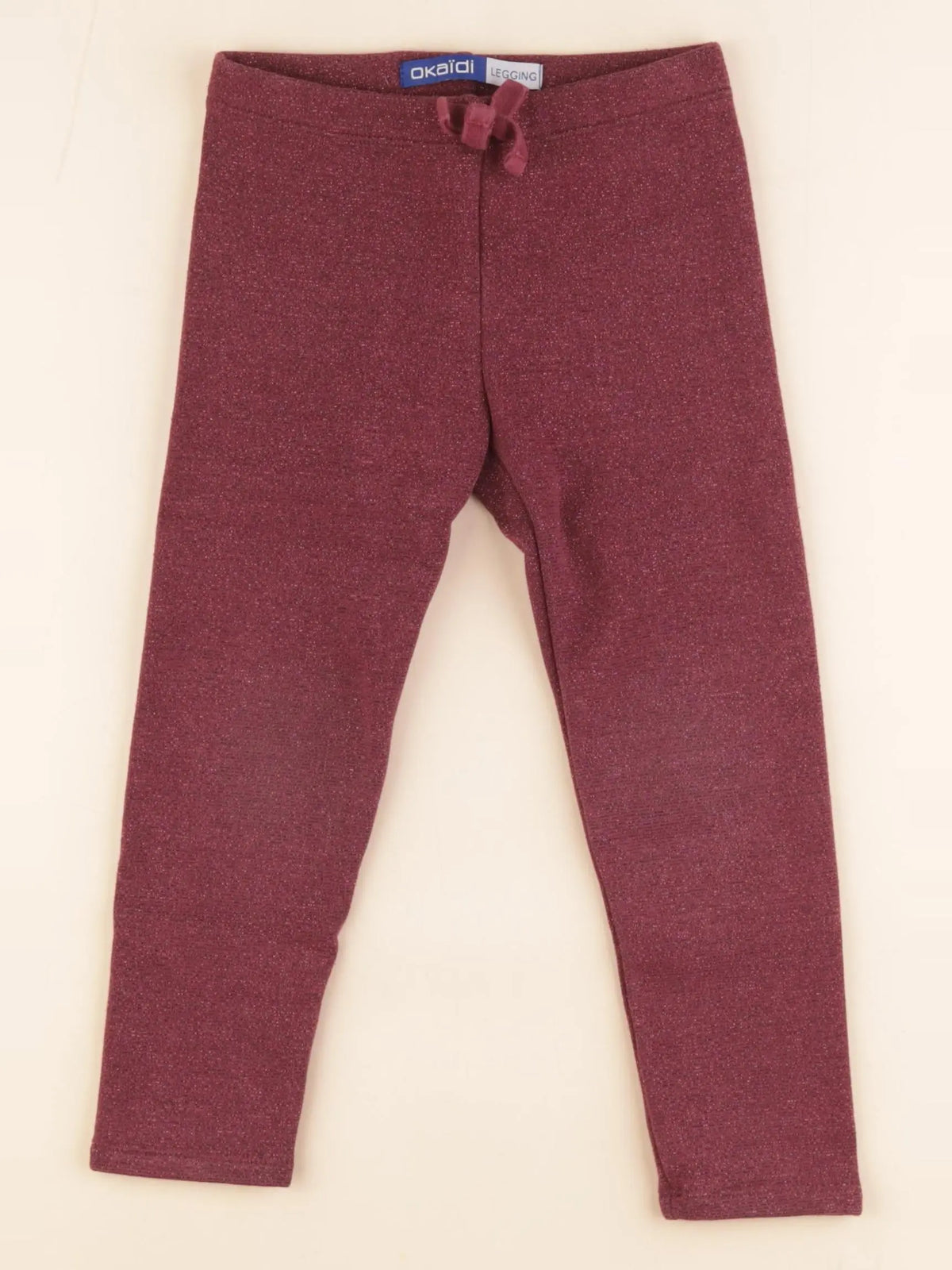 Okaidi - legging doublé rouge - 4 ans