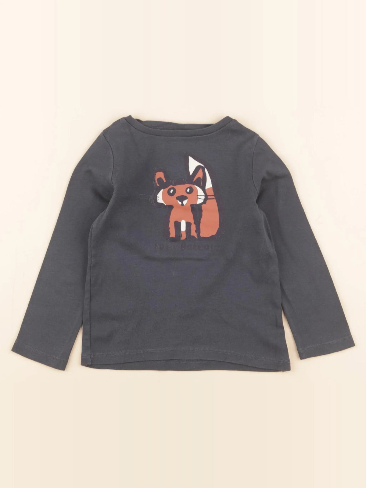 Petit Bateau - tee-shirt gris - 3 ans