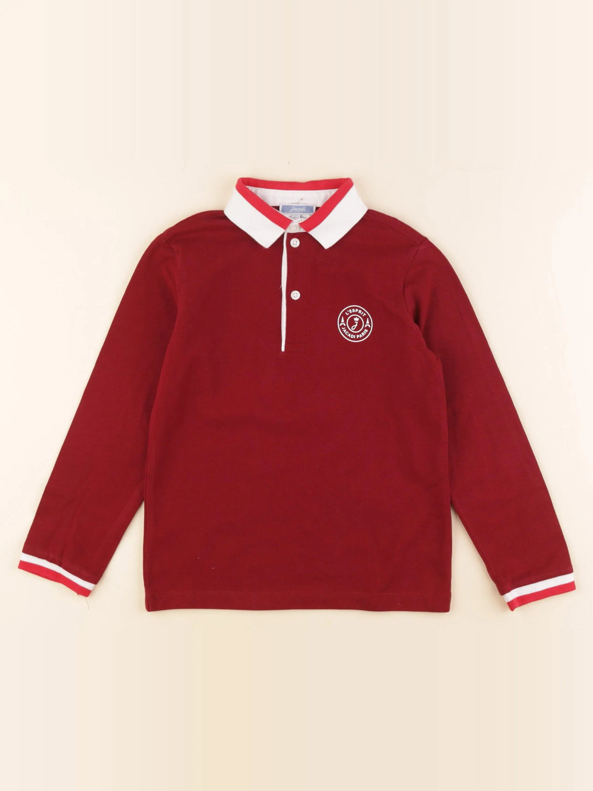 Jacadi - polo rouge - 6 ans