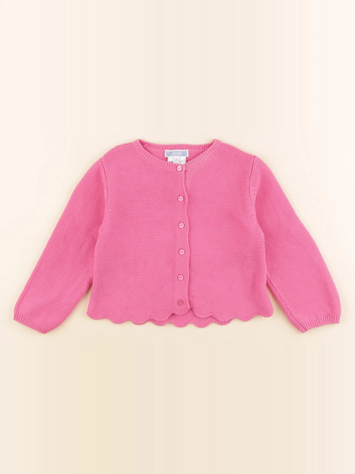 Jacadi - gilet rose - 24 mois