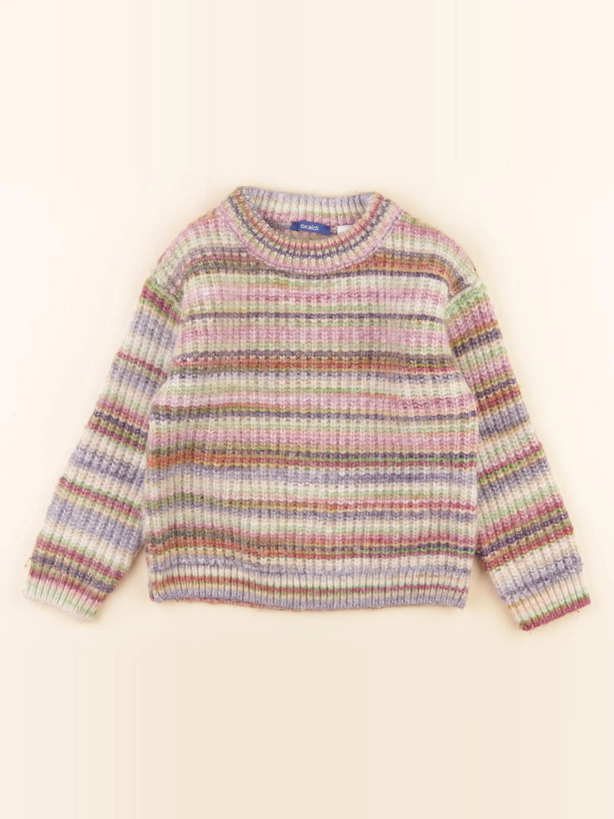 Okaidi - pull multicolore - 5 ans