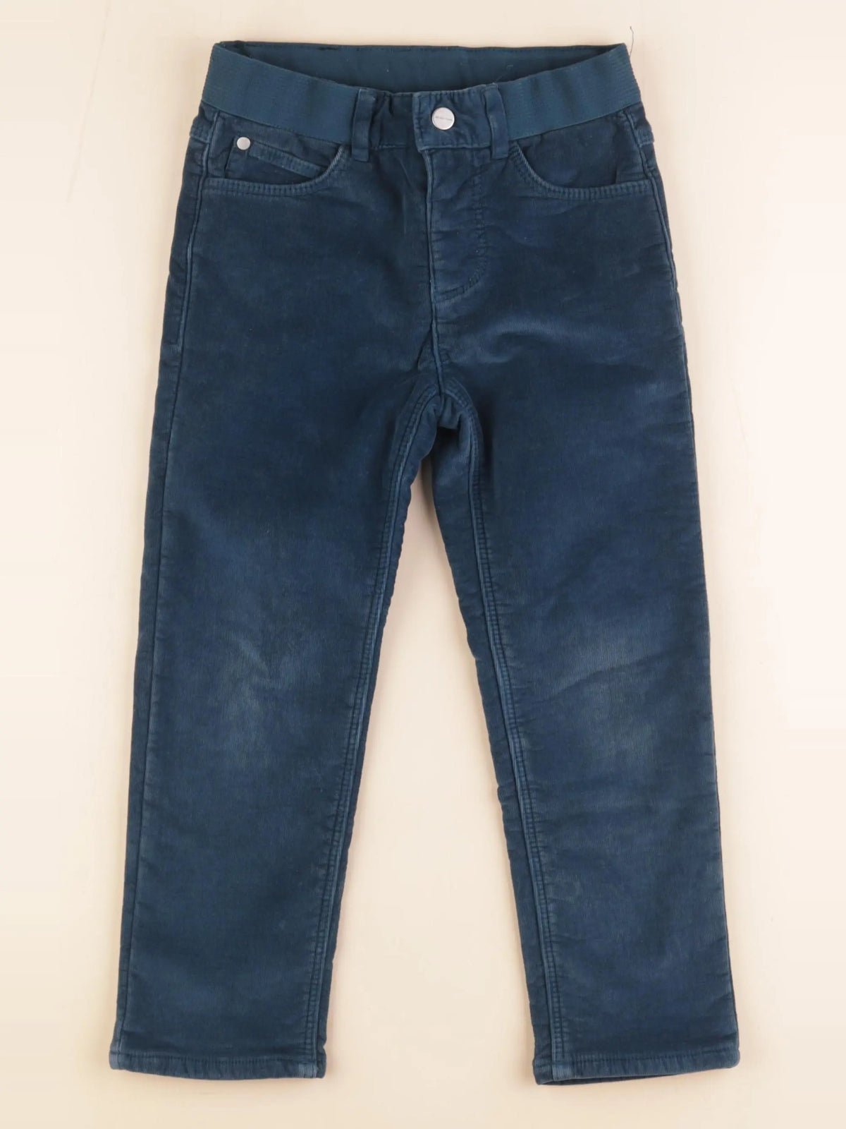 Jacadi - pantalon doublé bleu - 5 ans