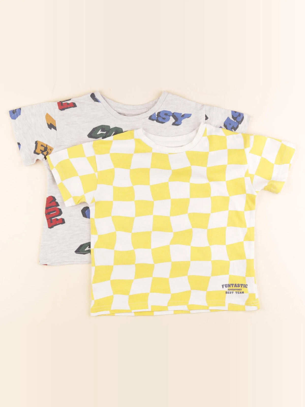 Vertbaudet - lot de 2 tee-shirts multicolore - 3 ans
