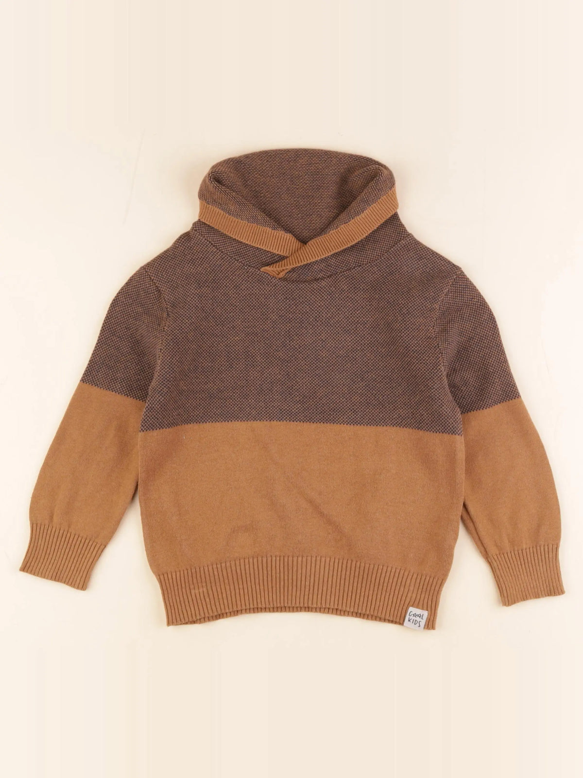 Vertbaudet - pull marron - 4 ans