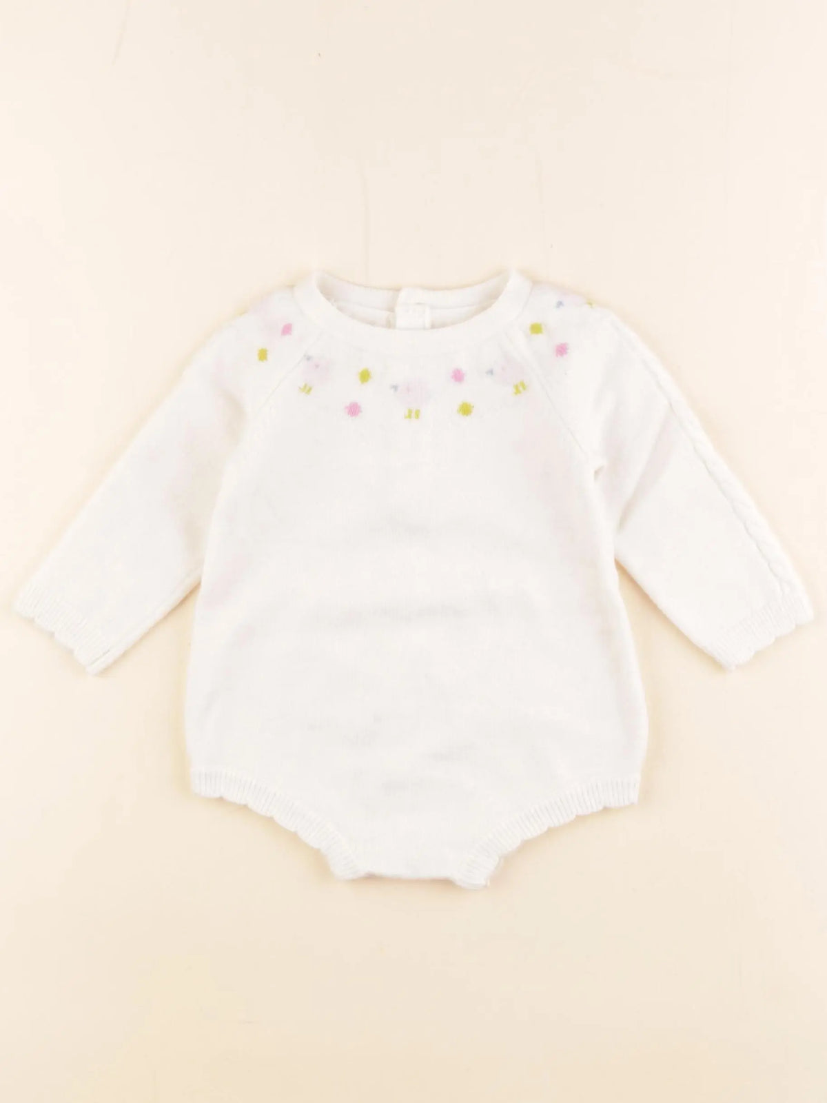 Jacadi - combinaison blanc - 6 mois