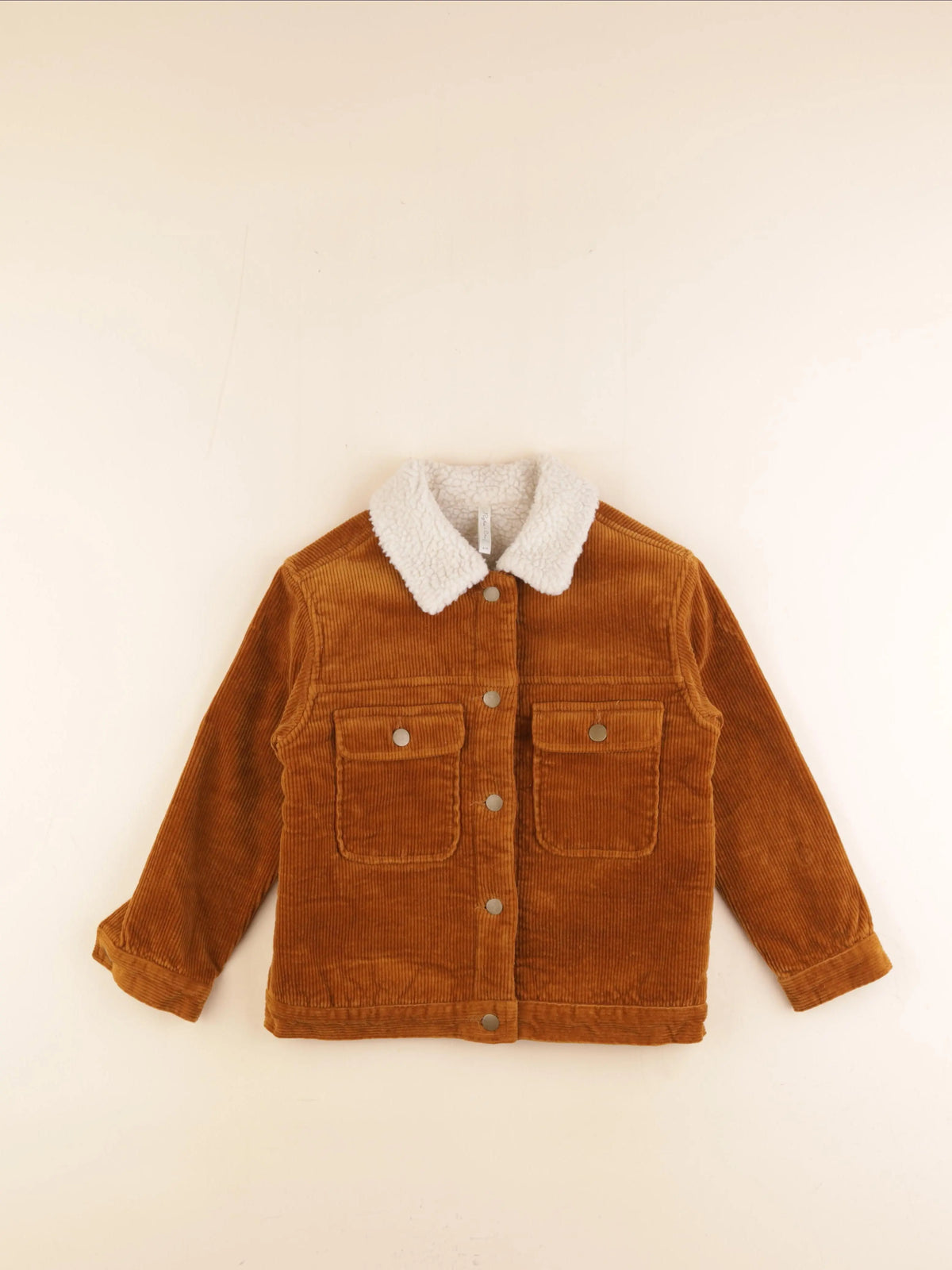 Rylee + Cru - veste doublé marron - 6/7 ans