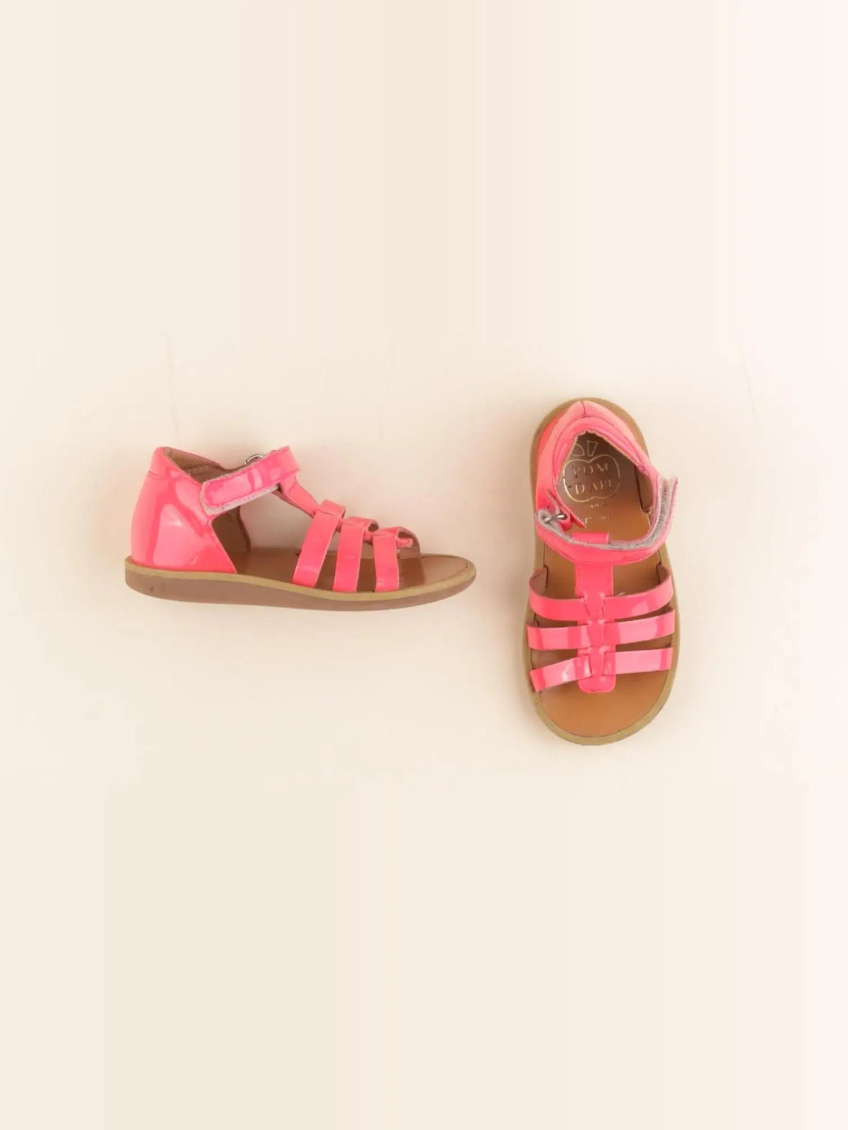 Pom d'Api - sandales rose - pointure 24