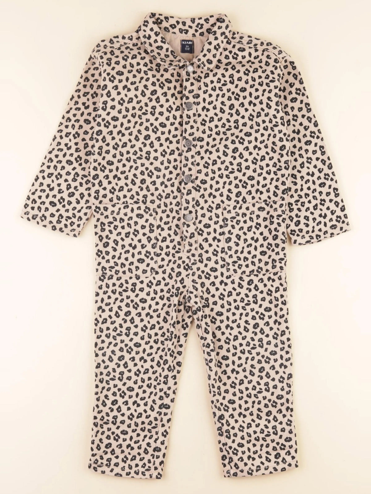 Kiabi - combinaison beige, marron - 2 ans