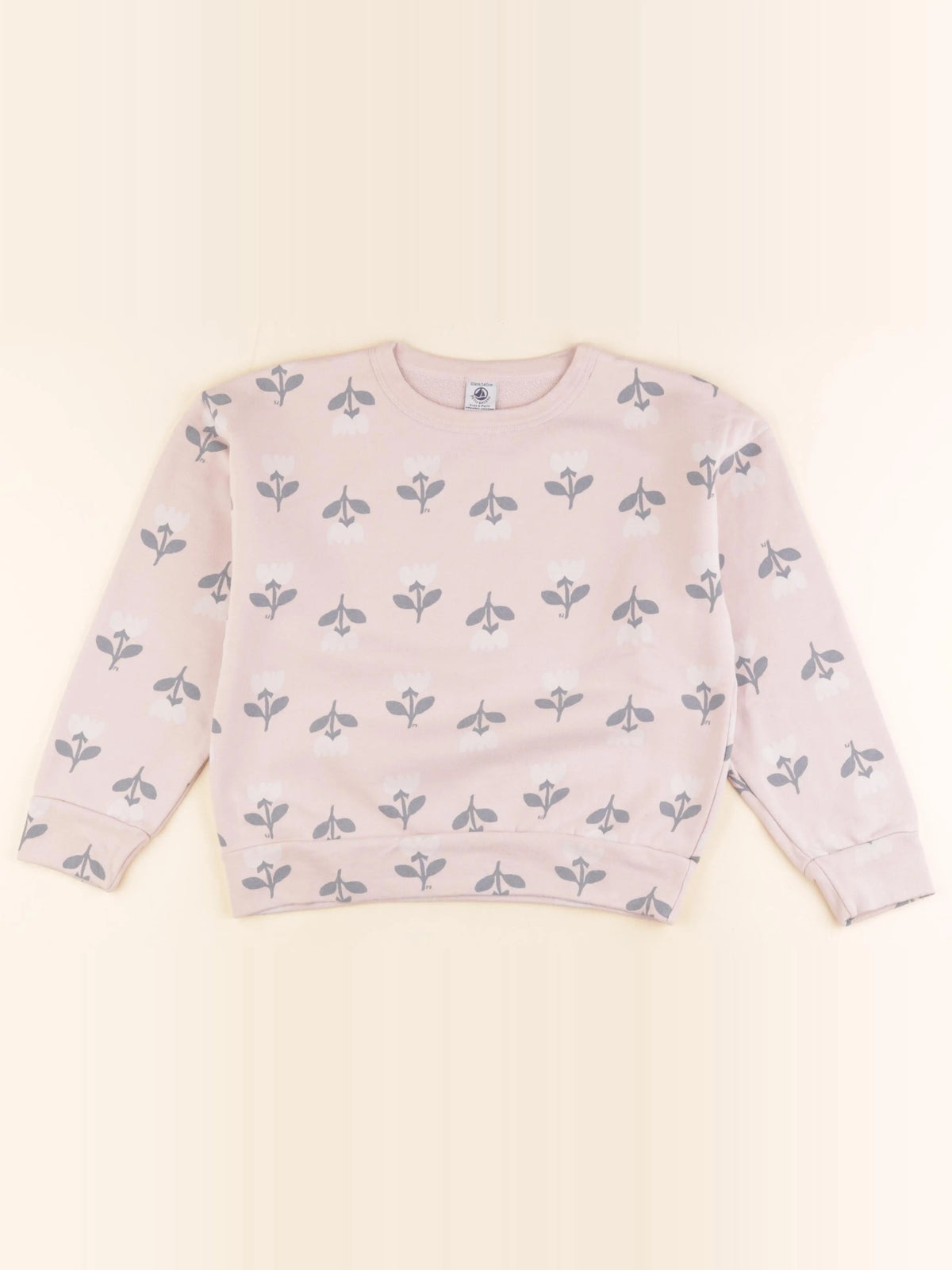 Petit Bateau - sweat rose - 10 ans
