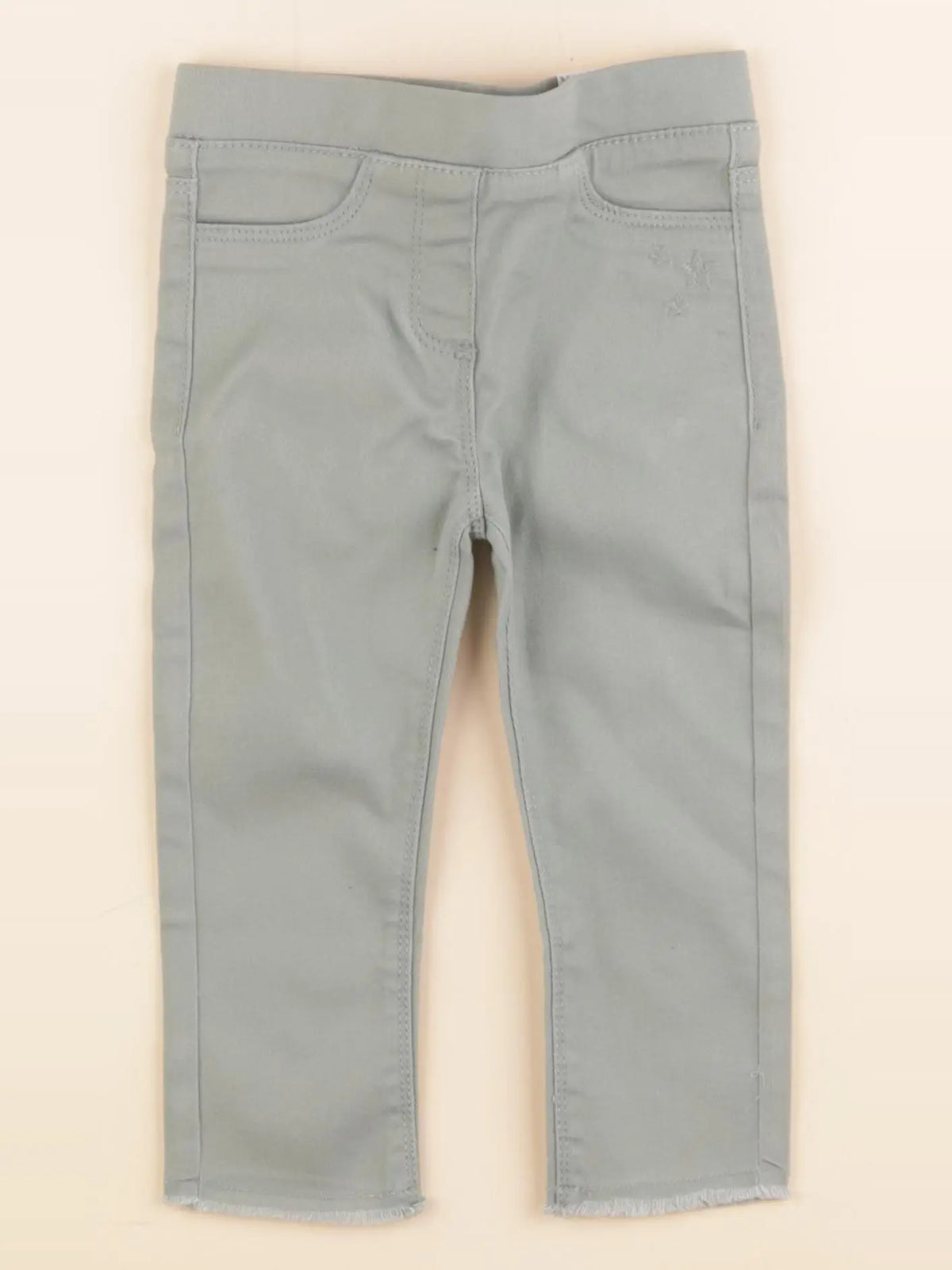 Vertbaudet - jegging vert - 2 ans