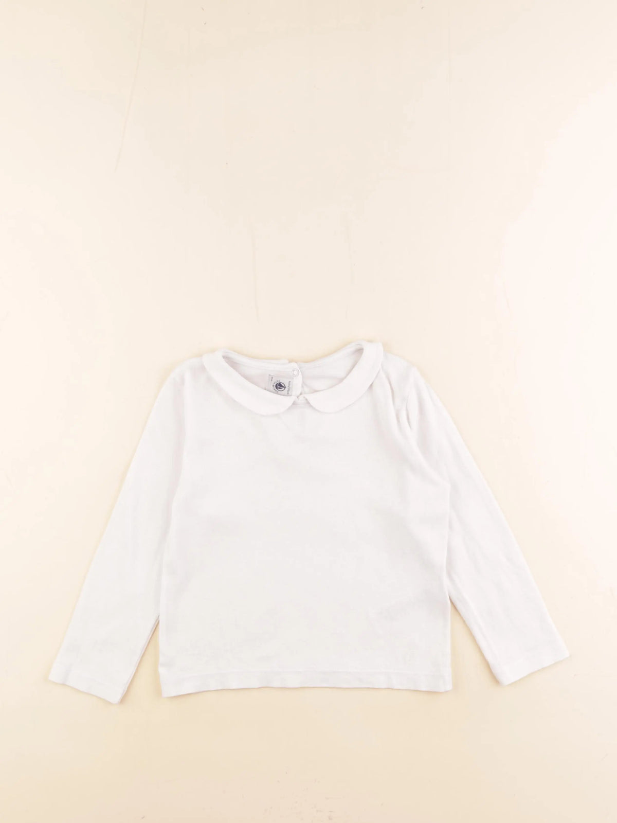 Petit Bateau - tee-shirt blanc - 4 ans