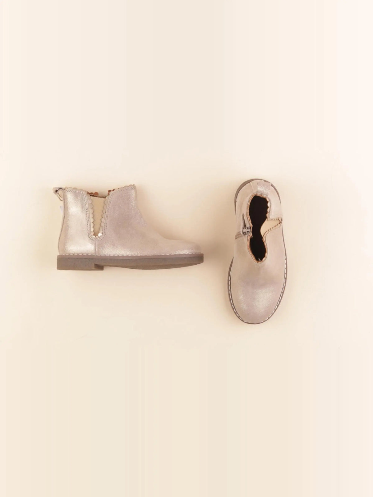 Vertbaudet - boots or - pointure 27
