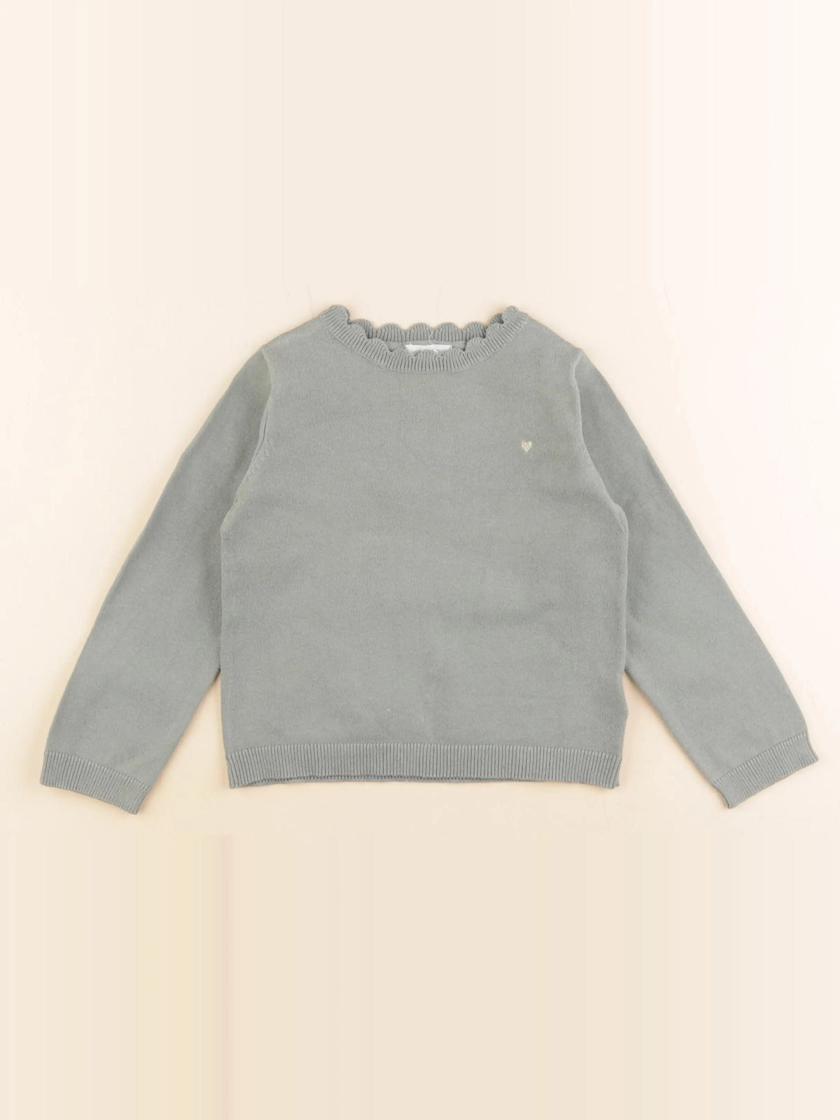 Vertbaudet - pull vert - 4 ans