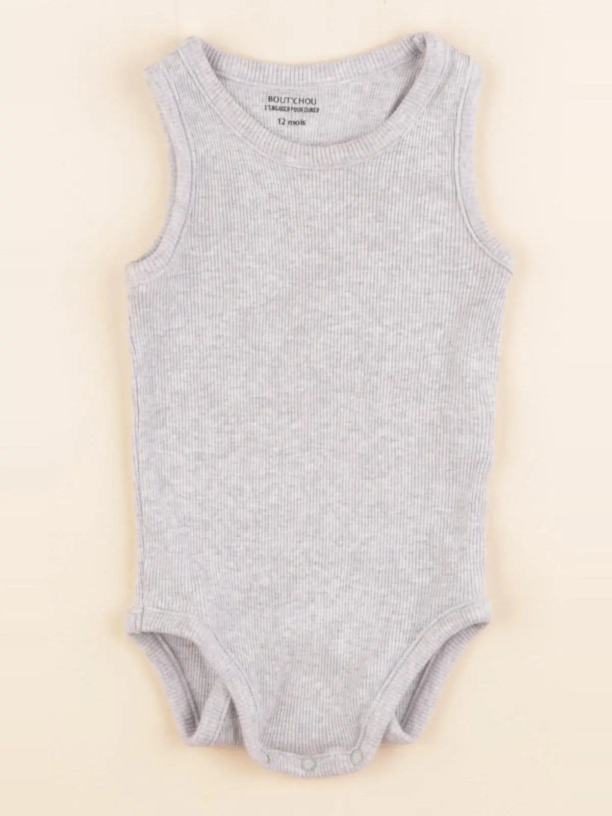Boutchou - body gris - 12 mois