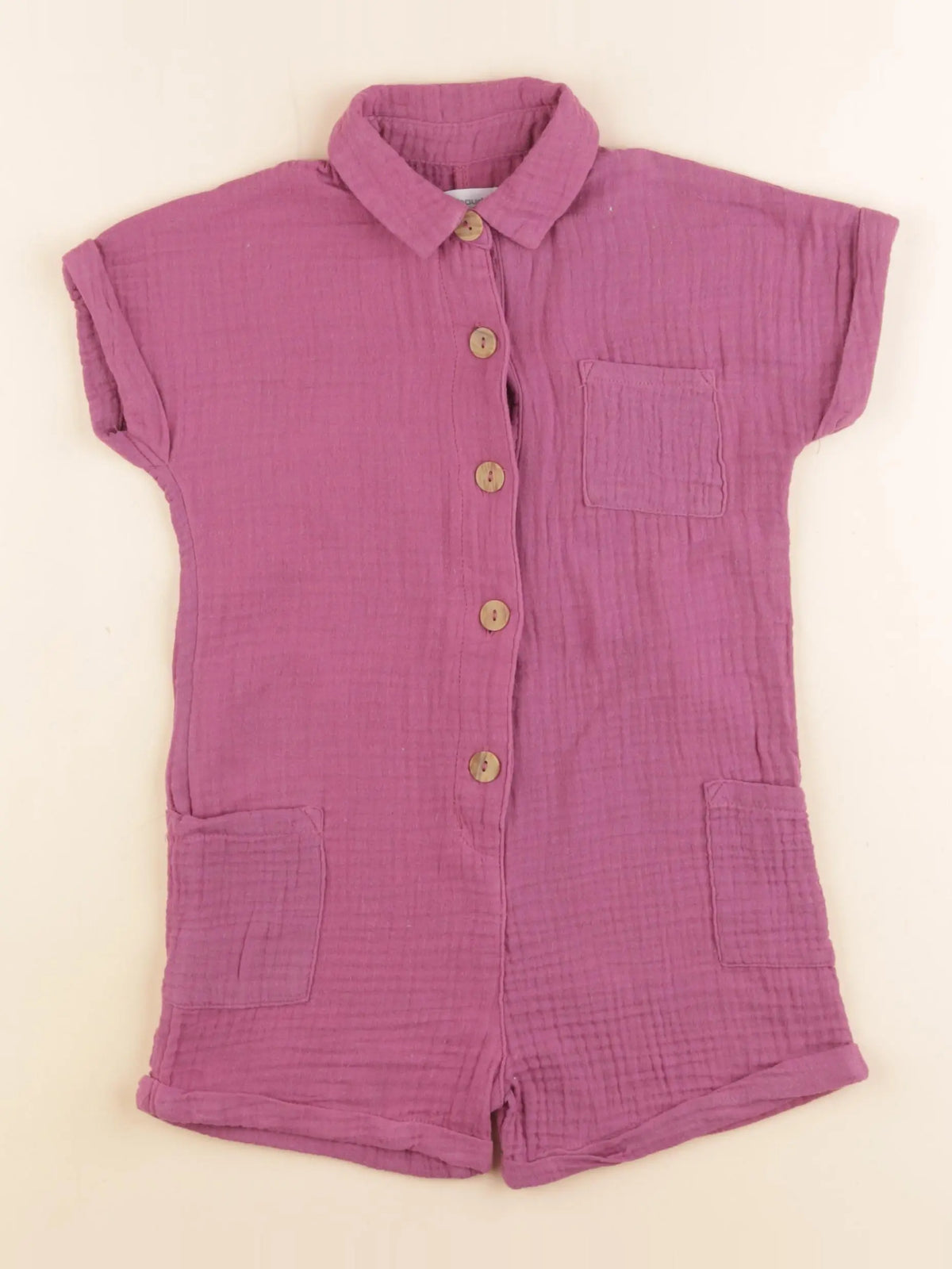 Vertbaudet - combinaison violet - 4 ans