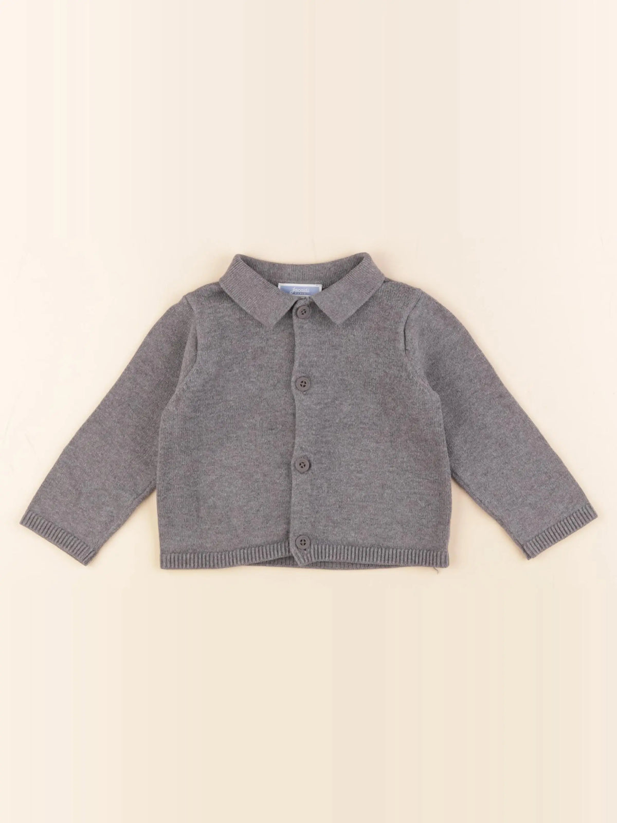 Jacadi - gilet gris - 12 mois