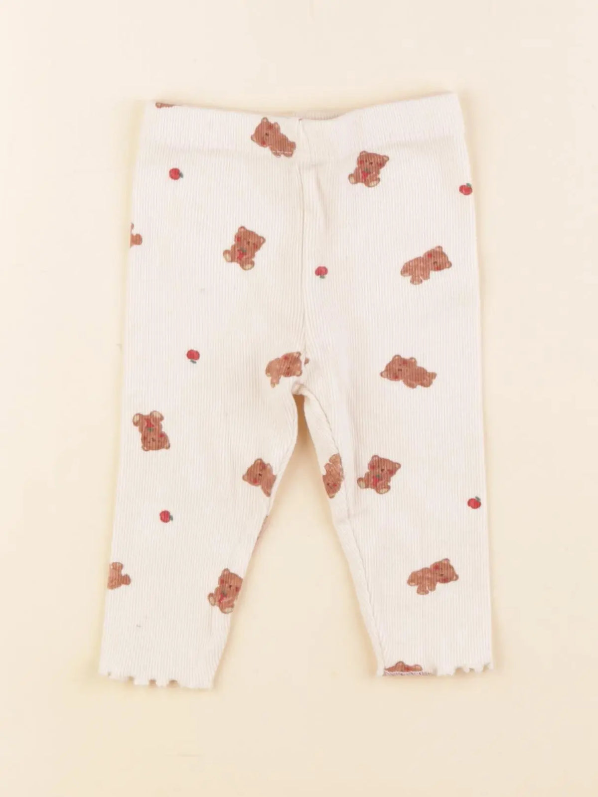 Zara - legging beige - 3/4 mois