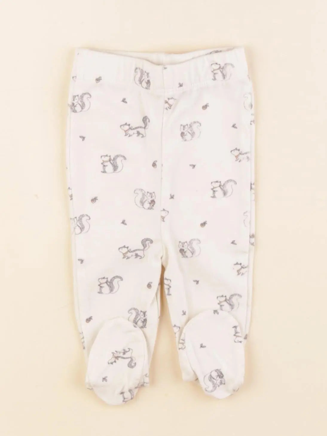 Vertbaudet - legging beige - 1 mois