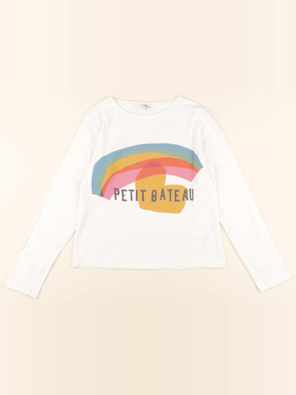 Petit Bateau - tee-shirt blanc - 10 ans