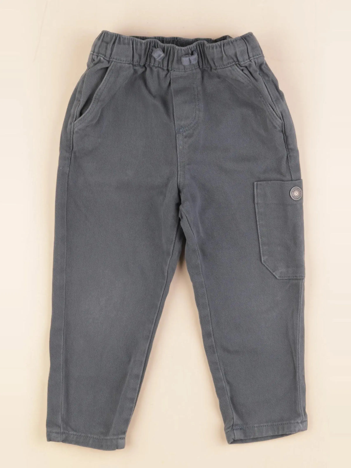 Vertbaudet - pantalon bleu - 3 ans