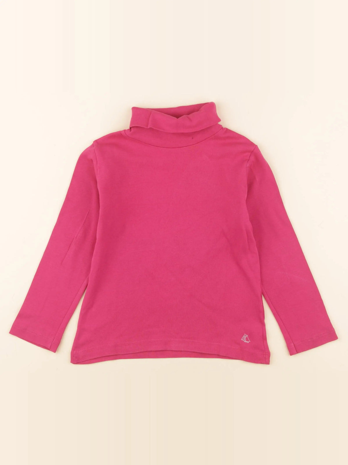 Petit Bateau - sous-pull bleu, blanc - 4 ans