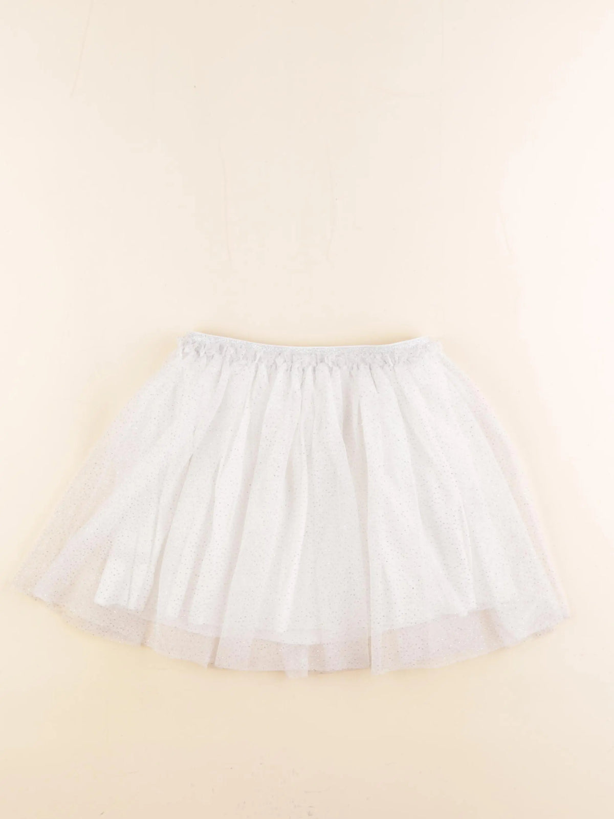 Petit Bateau - jupe blanc, argent - 6 ans